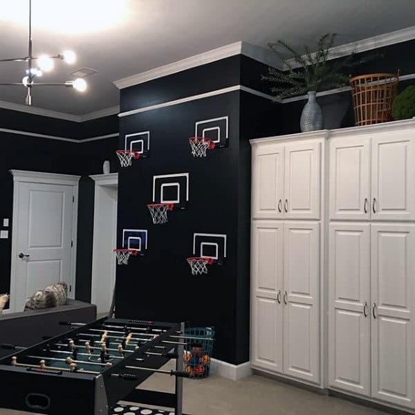 indoor mini basketball playroom
